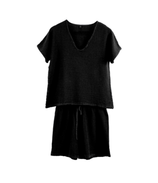 Symi Shorts And T-Shirt Set Noir