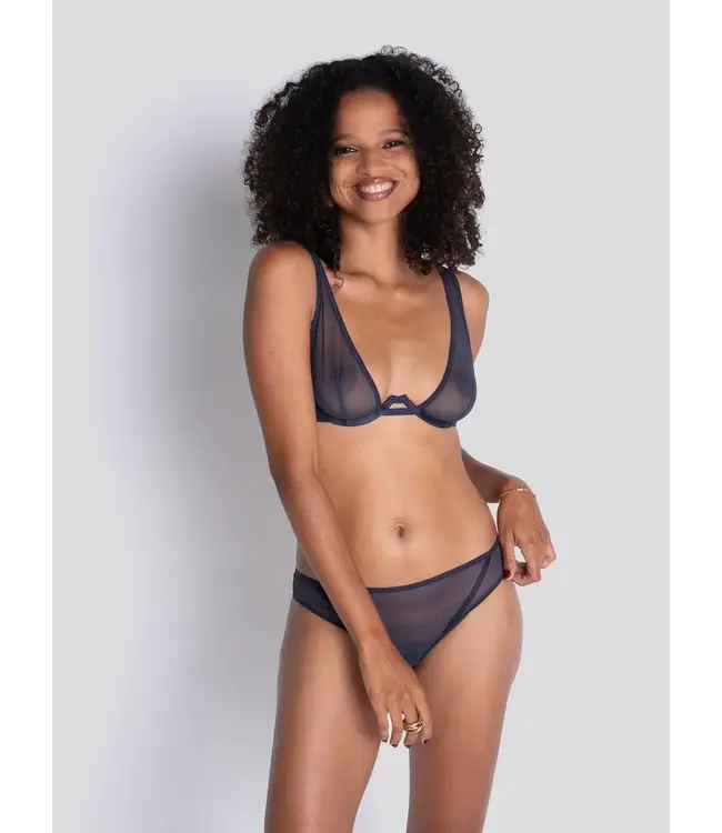 Mata-Hari Wired Plunge Bra Caverne