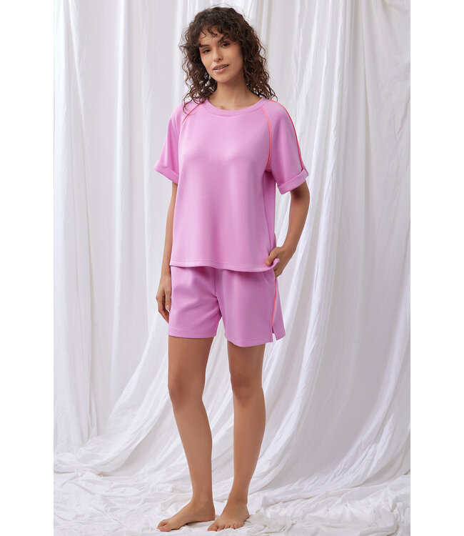 Lords x Lilies Sweater Short Set Lila 251-51-MPH-K/356