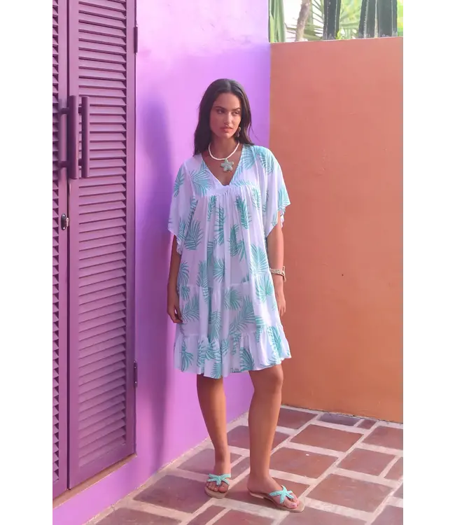 Hot Lava Jolene Dress Palm Cove Azure
