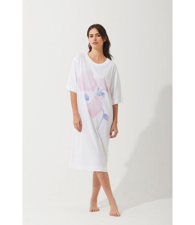 Pluto Jaleena Knitted Gown Pink Flower