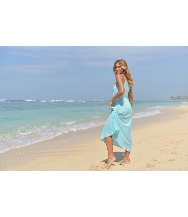 Hot Lava Starfish Dress Azure/Bronze