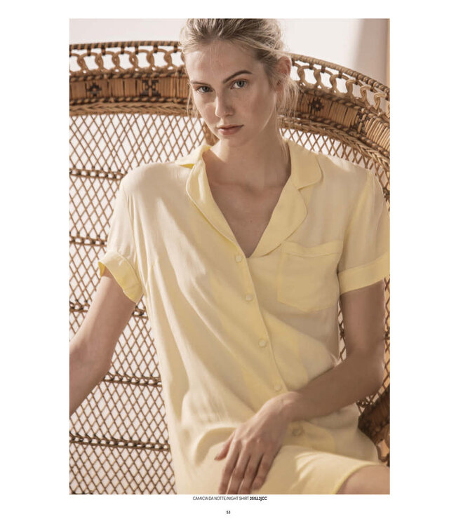 Twin-Set Night Gown Yellow Butter