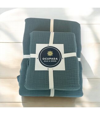 Ocupada Dekbedovertrek Tetra Tencel Goblin Blue