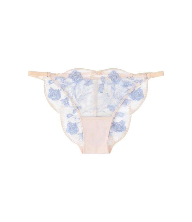 Huit Slip Boheme Floral Bleu