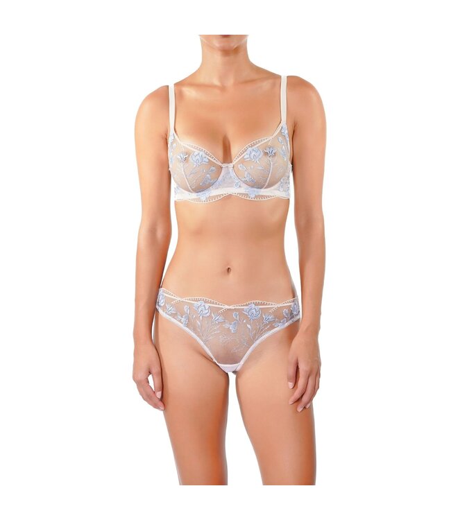 Huit Tanga Boheme Floral Bleu