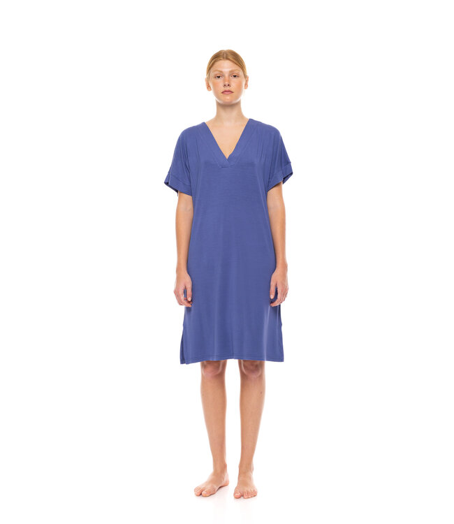 Nightdress Bamboo Cosmos Blue