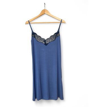 Slipdress Bamboo Cosmos Blue