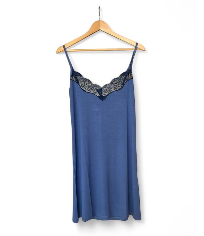 Slipdress Bamboo Cosmos Blue