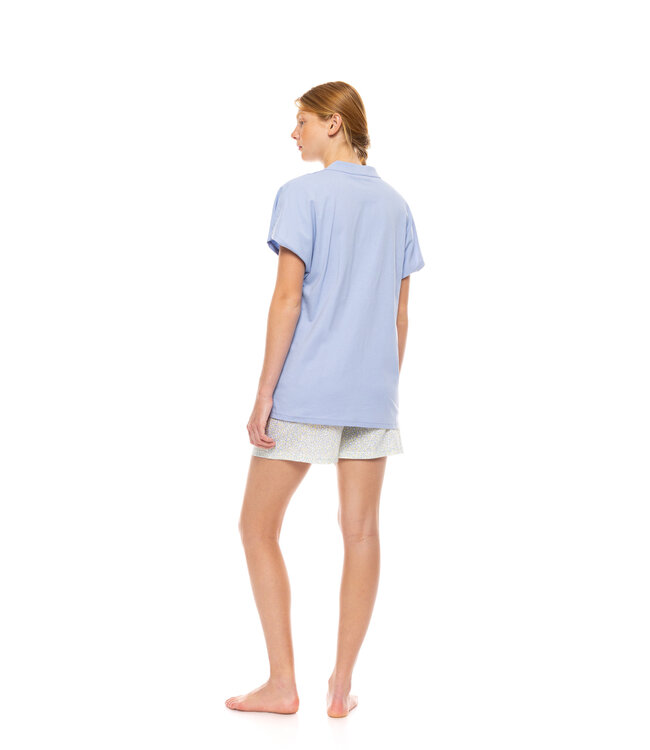 Pyjama Short Set Green