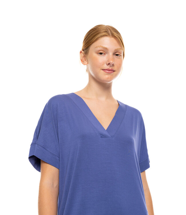 Nightdress Bamboo Cosmos Blue