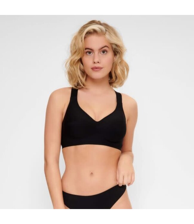 Lingadore Invisible Padded Soft Bra Black