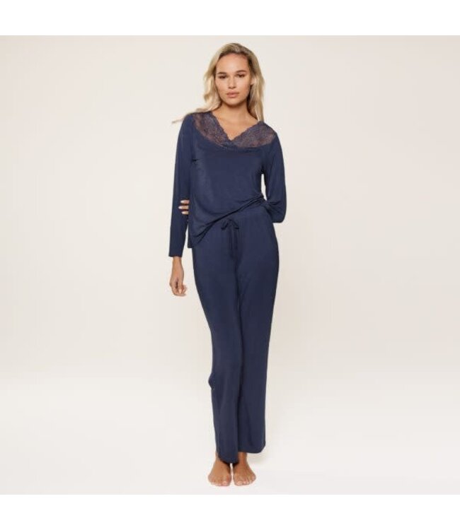 Lingadore Pyjama Set Dark Denim