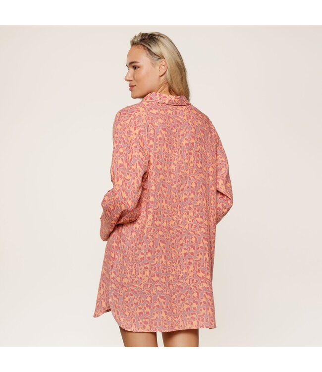 Lingadore Homewear Dress Leopard Print Pink