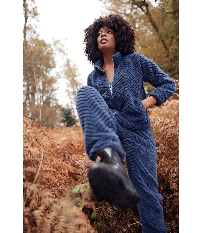 Lingadore Fluffy Homewear Set Dark Denim