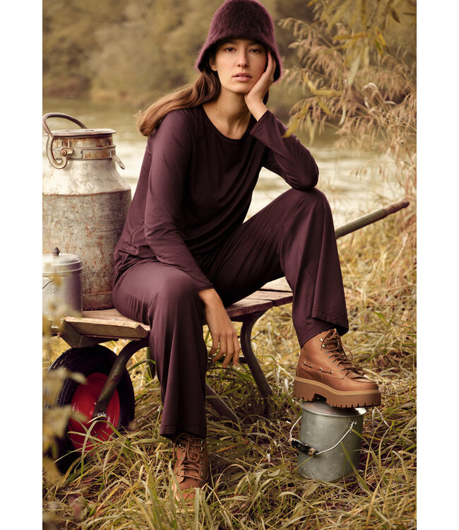 Calida DEEPSLEEPWEAR Women Balancing Pants Black Cherry