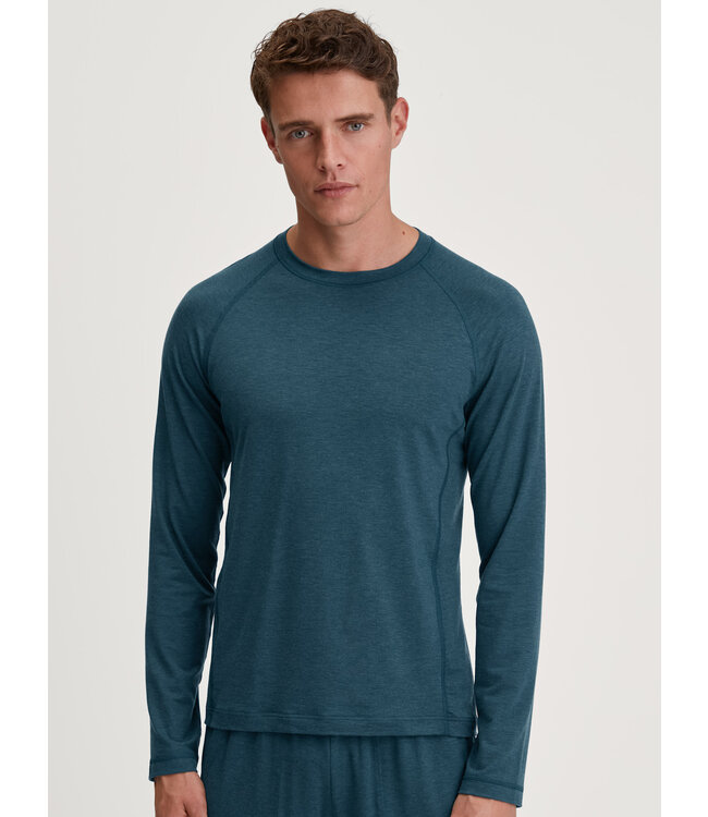 Calida DEEPSLEEPWEAR Men  Warming Shirt Deep Petrol