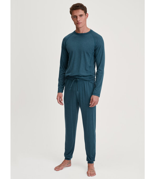 Calida DEEPSLEEPWEAR Men  Warming Pants Deep Petrol