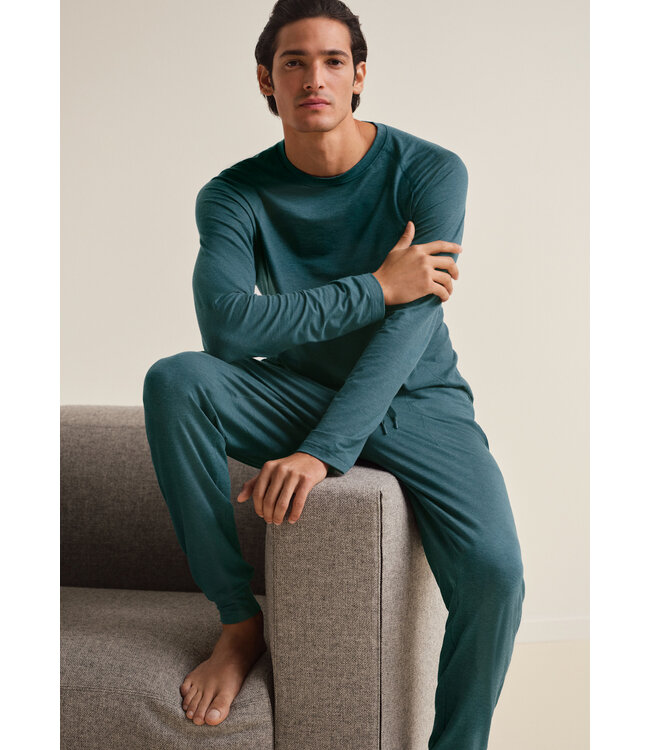 Calida DEEPSLEEPWEAR Men  Warming Pants Deep Petrol