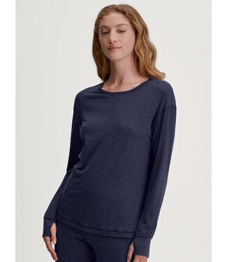 Calida DEEPSLEEPWEAR Women Warming Shirt Evening Blue