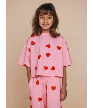 Snurk Lollipop Love Cropped T-shirt Kids