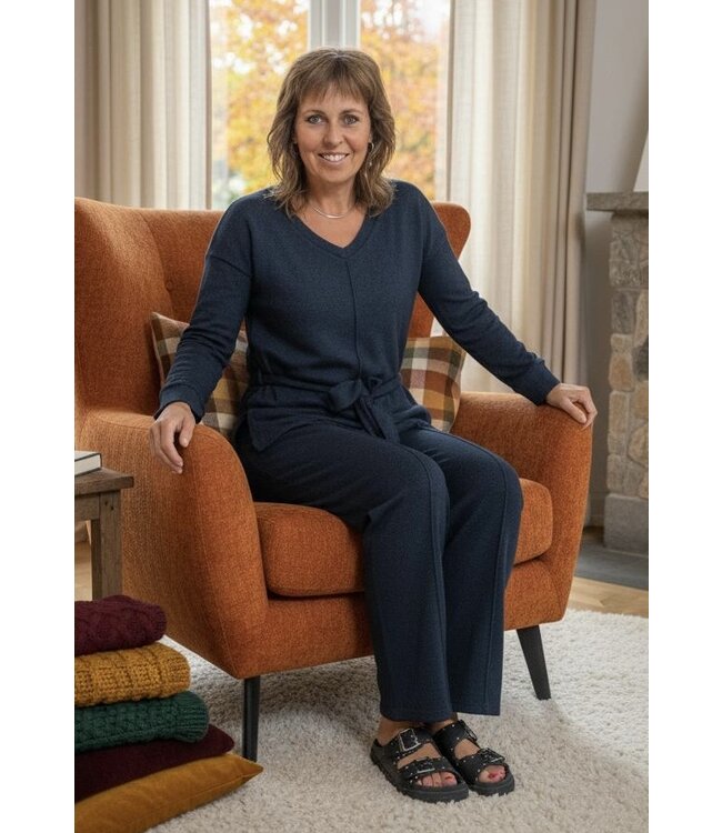 Lingadore Homewear Set Navy Marl