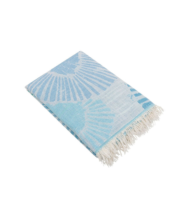 Zus en Zomer Hammam Towel Alya Blue Turquose