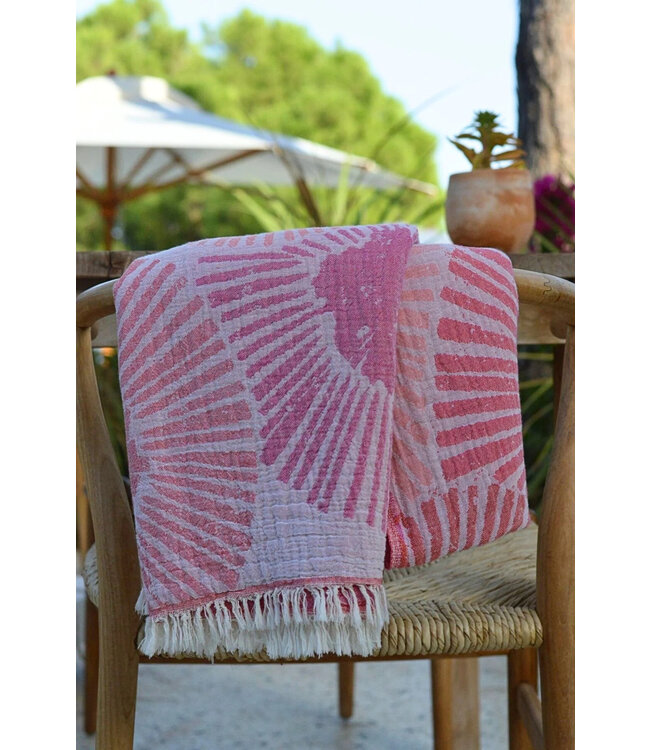 Zus en Zomer Hammam Towel Alya Pink Orange