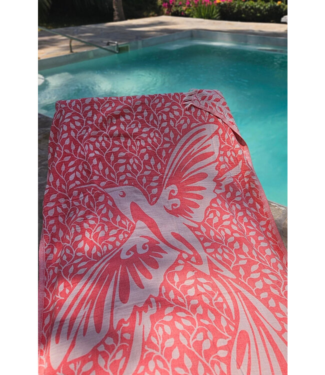 Zus en Zomer Hammam Towel Kolobri Coral