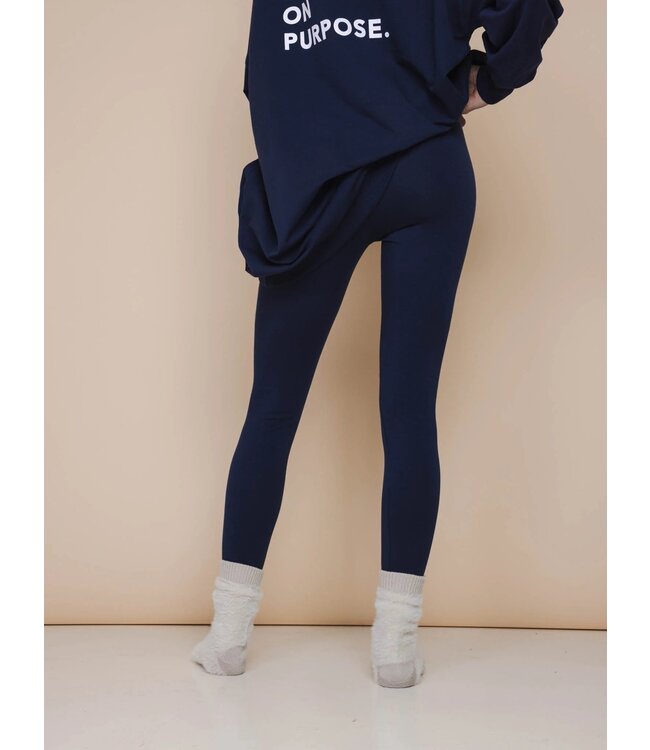 Snurk Navy Legging Dames