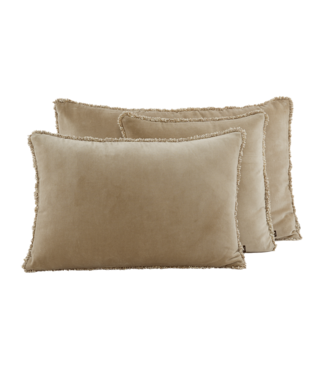 Kobe Cushion Lin Velvet