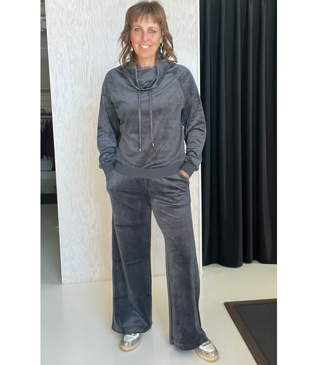 Zita Homewear Set Dark Grey