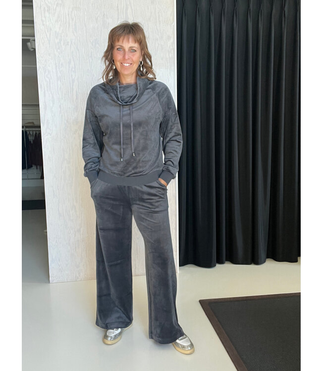 Zita Homewear Set Dark Grey