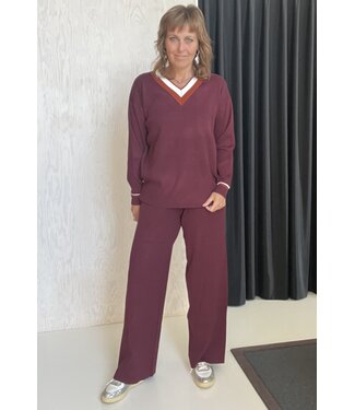 Soho Loungewear Set Bordeaux