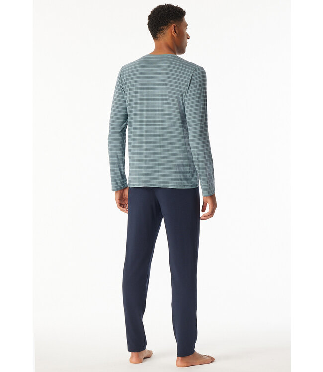 Schiesser Pyjama Heren Mineral Green