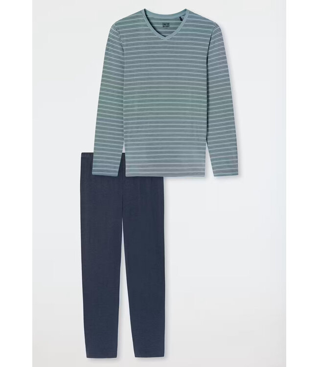 Schiesser Pyjama Heren Mineral Green