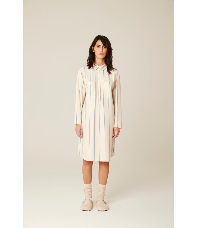 Pluto Camelia Nightdress Champagne/Smokey Blue