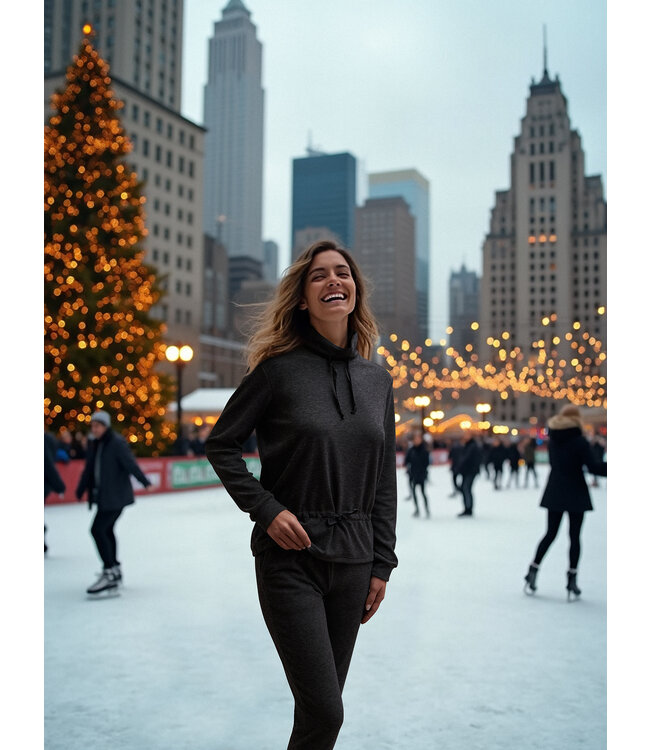 Comfort Day Homewear Set Dark Grey