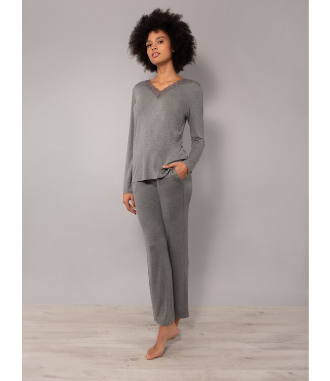 Macramé Pyjama Light Grey