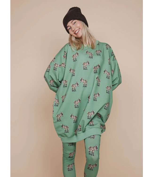 Snurk Donkeys Sweater Dress Dames