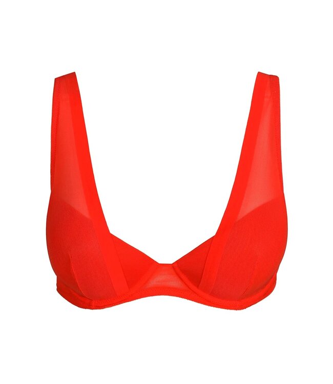 SARDA Chalmers Padded Plunge Bra Hot Lava