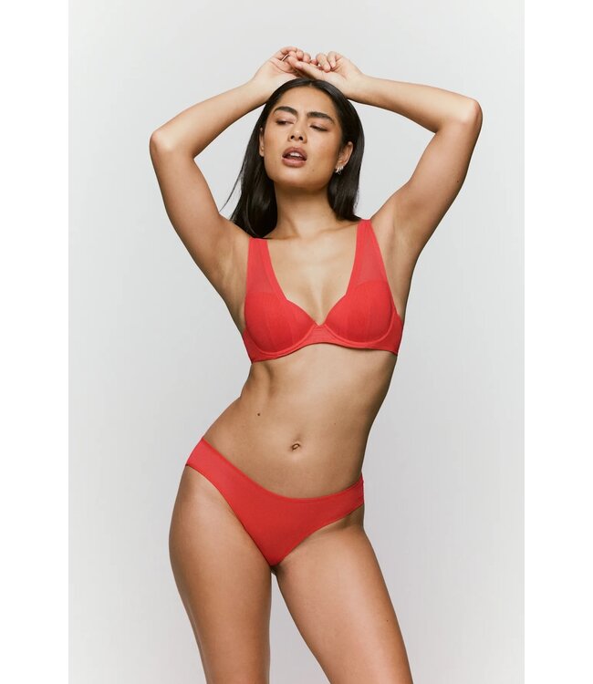 SARDA Chalmers Padded Plunge Bra Hot Lava