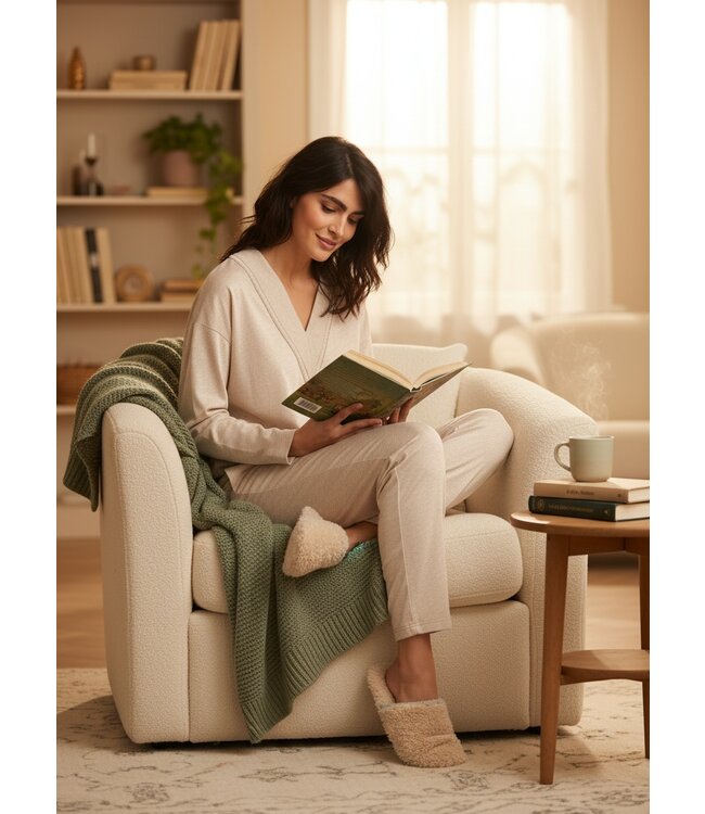 Pluto Abriana Pyjama Beige Chine