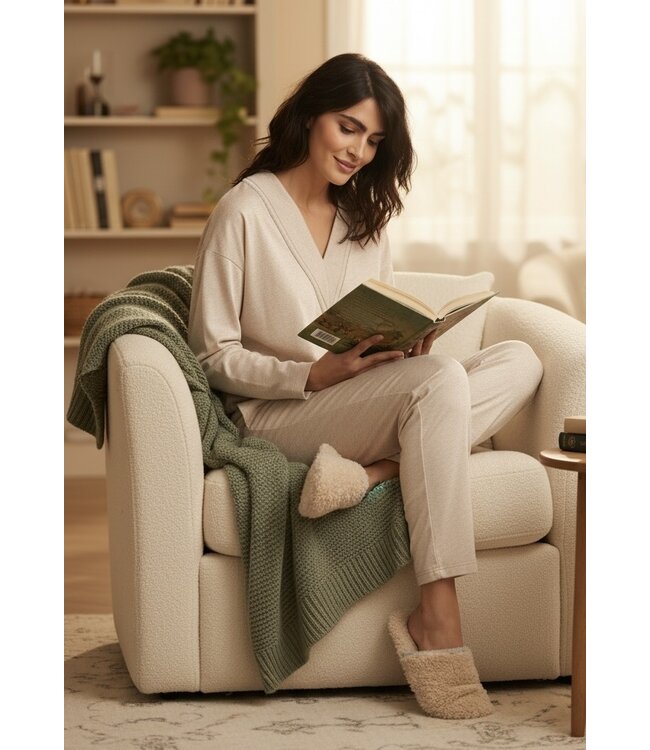 Pluto Abriana Pyjama Beige Chine