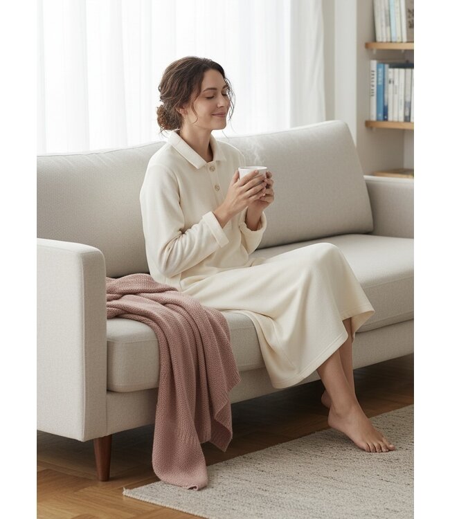 Pluto Gerina Nightdress Long Ivory
