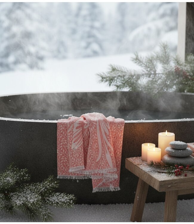 Zus en Zomer Hammam Towel Kolobri Coral