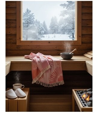 Zus en Zomer Hammam Towel Alya Pink Orange