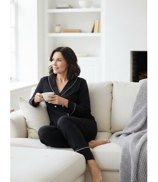 Twin-Set Pyjama Set Black / Pink Dust
