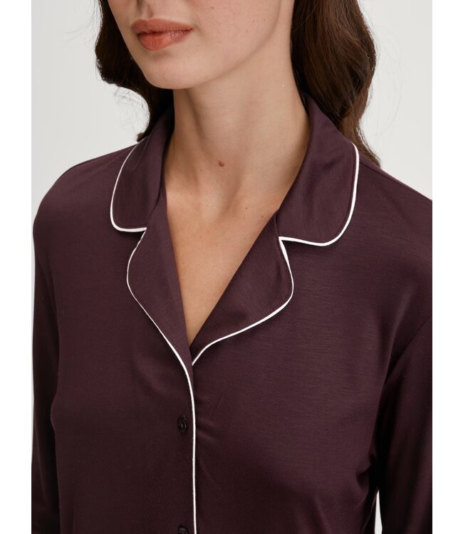 Calida Moonlight Dreams Women's Pyjama Dark Burgundy