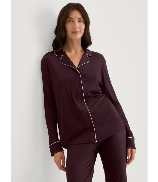 Calida Moonlight Dreams Women's Pyjama Dark Burgundy